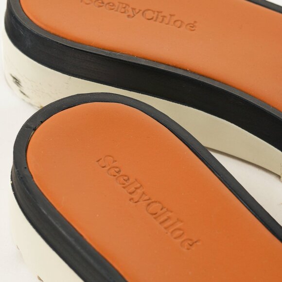 See by Chloe Robin Black Platform Slide Sandals - Picture 10 of 10